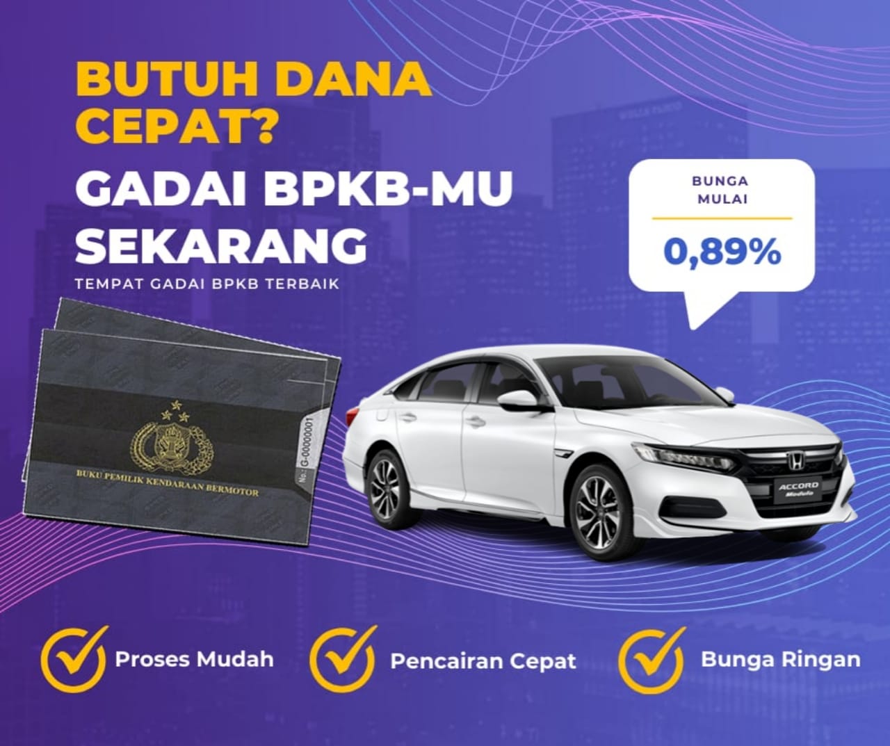 Kredit Jaminan Bpkb Mobil Honda Newaccord Dapat Dana Berapa? Seperti Ini Simulasinya